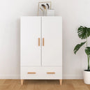 Wooden Highboard 70cm Wide With 2 Doors 1 Drawer - Vantage Home