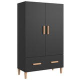Wooden Highboard 70cm Wide With 2 Doors 1 Drawer - Vantage Home