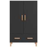 Wooden Highboard 70cm Wide With 2 Doors 1 Drawer - Vantage Home