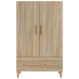 Wooden Highboard 70cm Wide With 2 Doors 1 Drawer - Vantage Home