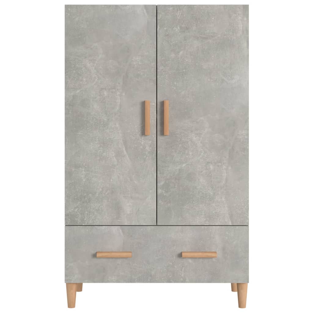 Wooden Highboard 70cm Wide With 2 Doors 1 Drawer - Vantage Home