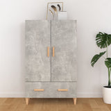 Wooden Highboard 70cm Wide With 2 Doors 1 Drawer - Vantage Home
