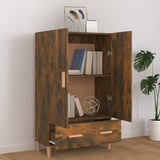 Wooden Highboard 70cm Wide With 2 Doors 1 Drawer - Vantage Home