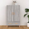 Wooden Highboard 70cm Wide With 2 Doors 1 Drawer - Vantage Home