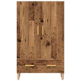 Wooden Highboard 70cm Wide With 2 Doors 1 Drawer - Vantage Home