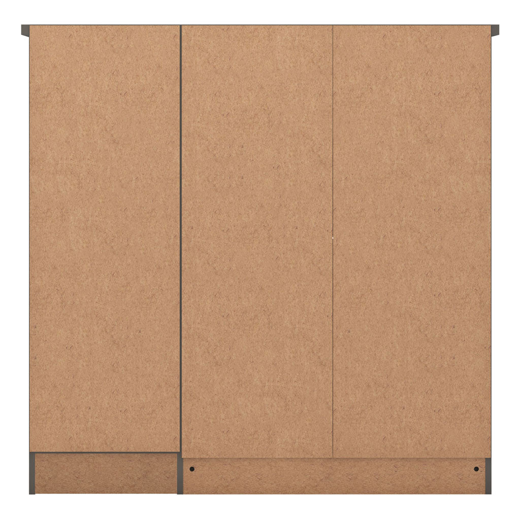 Wooden Highboard With 1 Door And 5 Drawers - Nevada