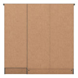 Wooden Highboard With 1 Door And 5 Drawers - Nevada