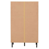 Wooden Highboard With 2 Doors And 2 Drawers - Leon