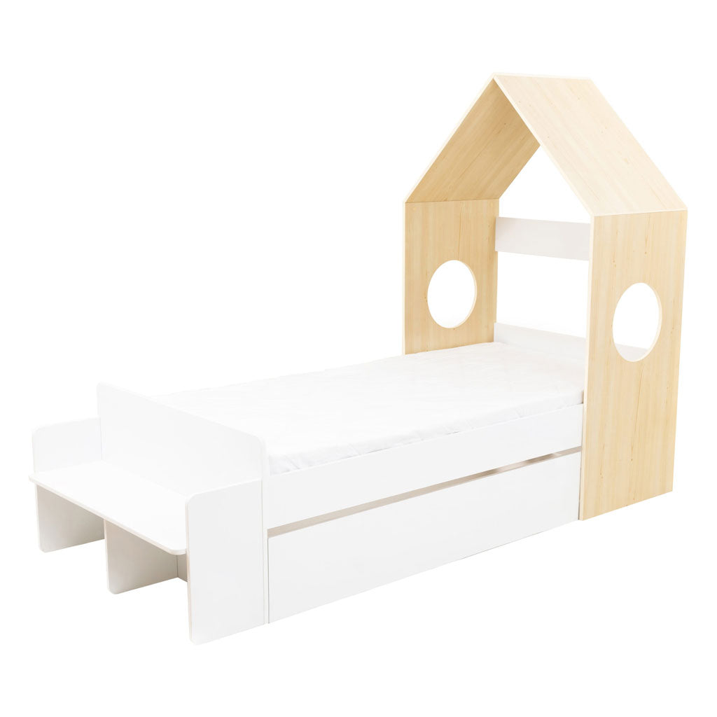 Wooden House Day Bed With 1 Drawer - Cody