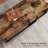 Wooden Industrial Nesting Coffee Tables in Set of 2 - Velmora