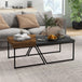 Wooden Industrial Nesting Coffees Table in Set of 2 - Velmora