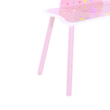 Wooden Kids Dressing Table Set 59cm Wide - Velmora