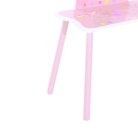 Wooden Kids Dressing Table Set 59cm Wide - Velmora