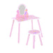 Wooden Kids Dressing Table Set 59cm Wide - Velmora