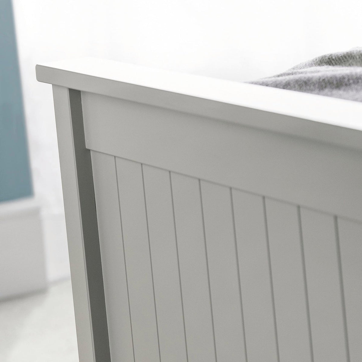 Wooden King Size Ottoman Storage Bed - Maine