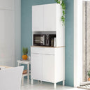 Wooden Kitchen Cabinet With 4 Doors And 1 Drawer - Denver