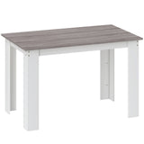 Wooden Kitchen Dining Table Rectangular for 4 to 6 People - Velmora