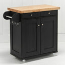 Wooden Kitchen Island With 2 Doors And 2 Drawers - Portland
