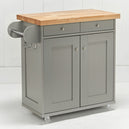 Wooden Kitchen Island With 2 Doors And 2 Drawers - Portland