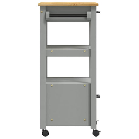 Wooden Kitchen Trolley 48cm Wide With 2 Drawers - Monza