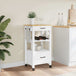 Wooden Kitchen Trolley 48cm Wide With 2 Drawers - Monza