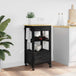 Wooden Kitchen Trolley 48cm Wide With 2 Drawers - Monza