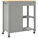 Wooden Kitchen Trolley 84cm Wide With 4 Drawers - Monza