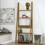 Wooden Ladder Bookcase - Tiva