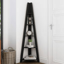 Wooden Ladder Shelving Unit Corner - Tiva