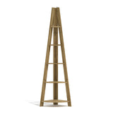 Wooden Ladder Shelving Unit Corner - Tiva