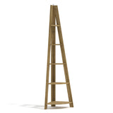 Wooden Ladder Shelving Unit Corner - Tiva