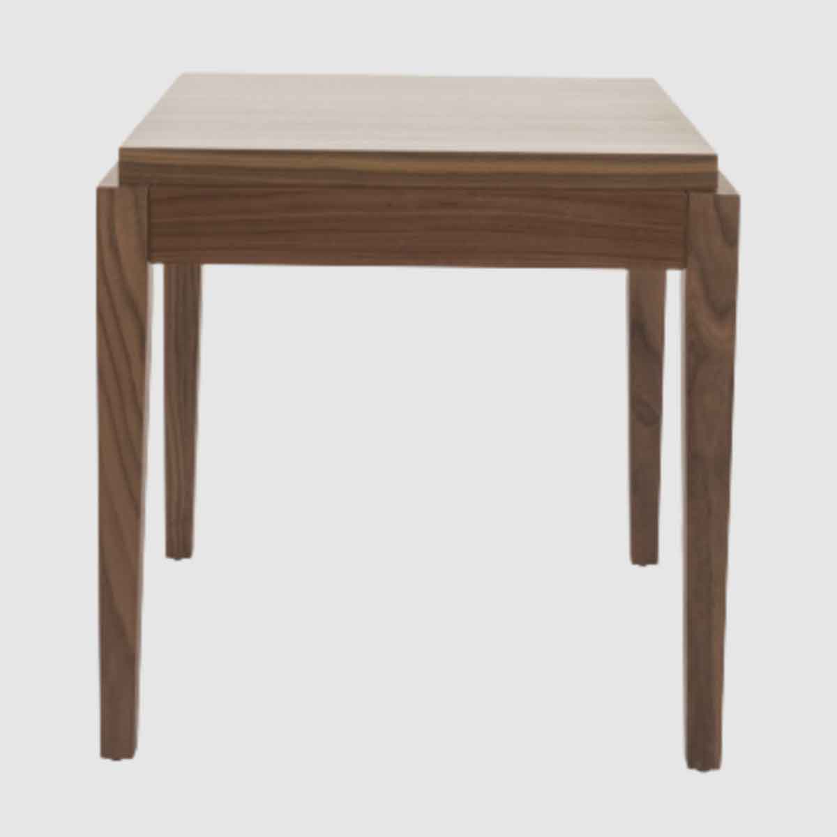 Wooden Lamp Table 50cm Wide Square - Peony