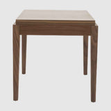 Wooden Lamp Table 50cm Wide Square - Peony