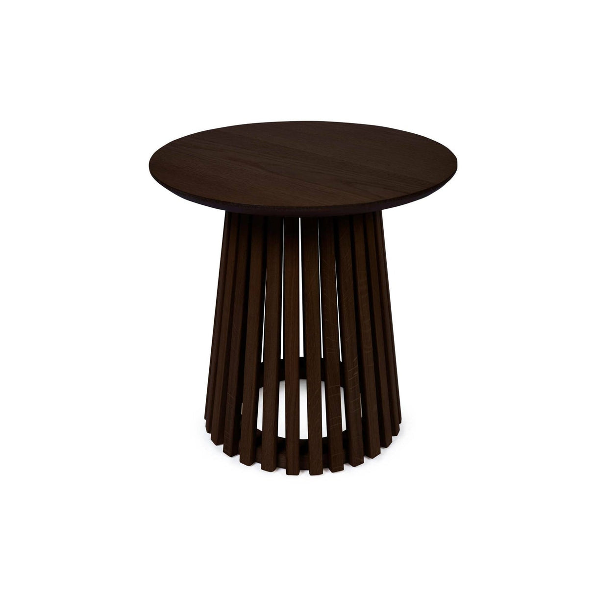 Wooden Lamp Table Round - Ollie