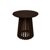 Wooden Lamp Table Round - Ollie