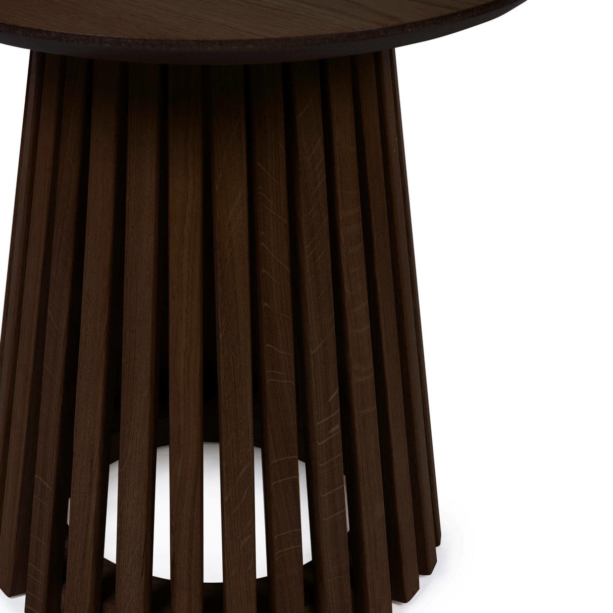 Wooden Lamp Table Round - Ollie
