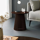 Wooden Lamp Table Round - Ollie