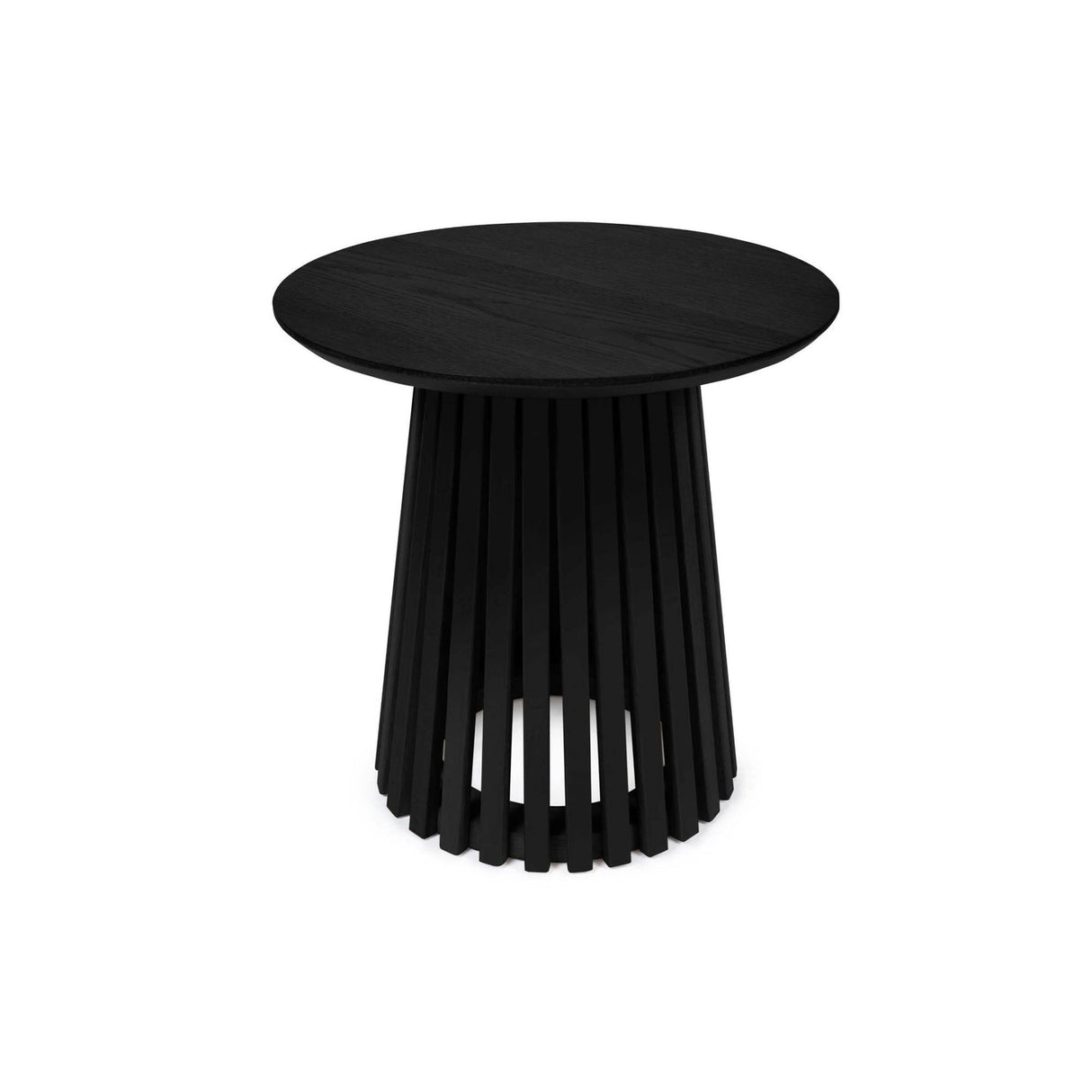 Wooden Lamp Table Round - Ollie
