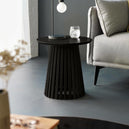 Wooden Lamp Table Round - Ollie