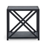 Wooden Lamp Table Square - Lima