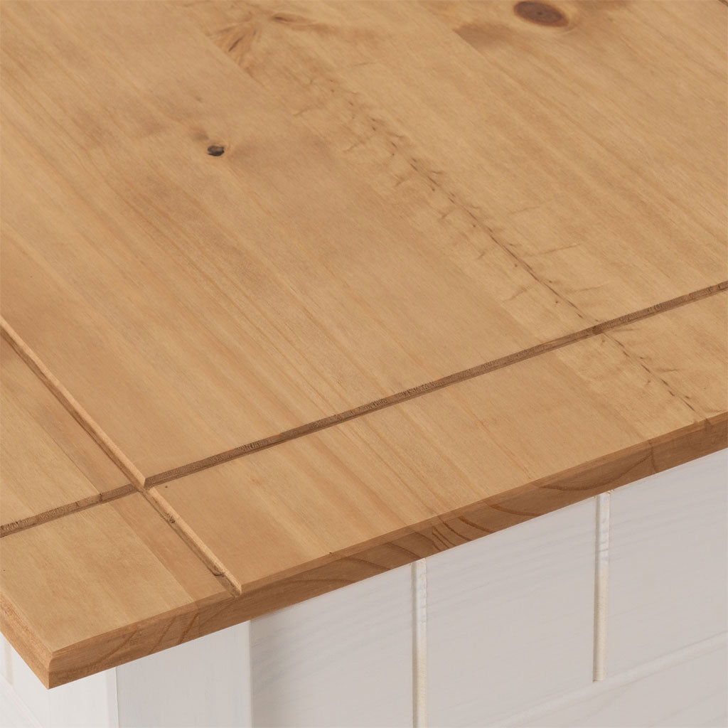 Wooden Lamp Table Square - Panama