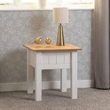 Wooden Lamp Table Square - Panama