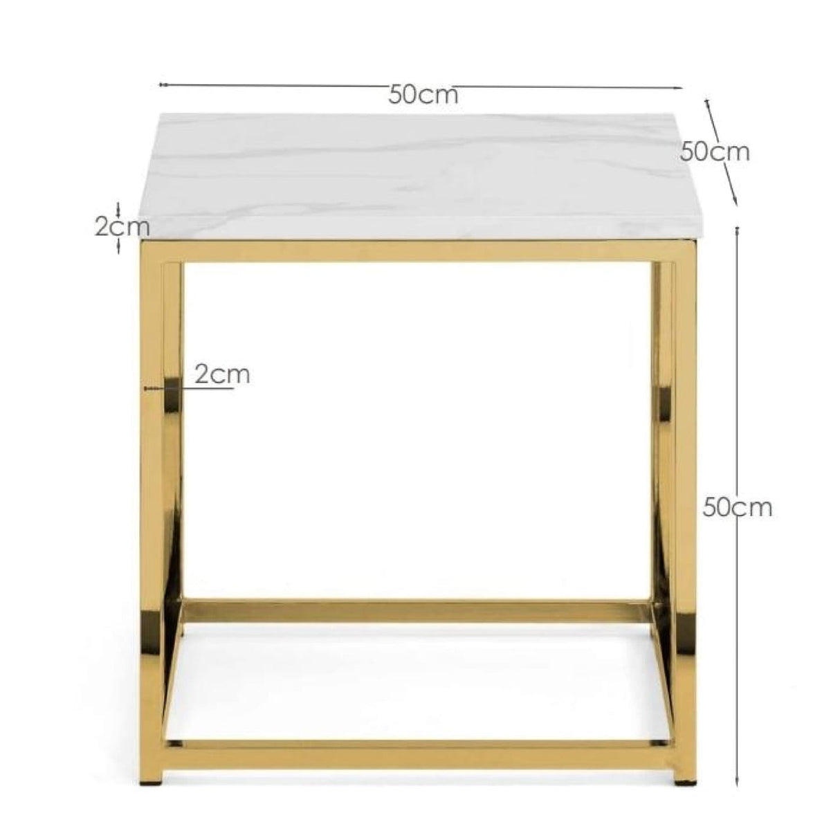 Wooden Lamp Table Square - Scala