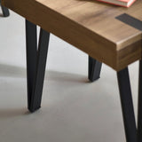 Wooden Lamp Table Square - Troy