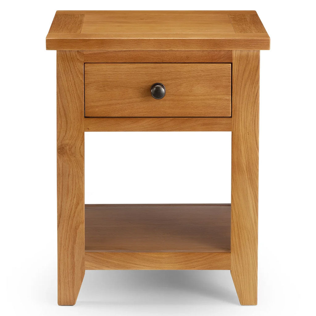 Wooden Lamp Table With 1 Drawer - Astoria