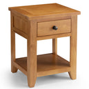 Wooden Lamp Table With 1 Drawer - Astoria