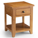 Wooden Lamp Table With 1 Drawer - Astoria