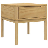 Wooden Lamp Table With 1 Drawer - Floro