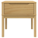 Wooden Lamp Table With 1 Drawer - Floro