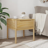 Wooden Lamp Table With 1 Drawer - Floro